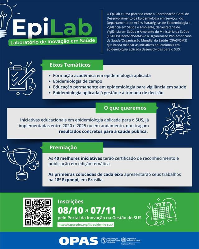 Iniciativas Educacionais em Epidemiologia Aplicadas aos Serviços de Saúde do SUS (EpiLab)
