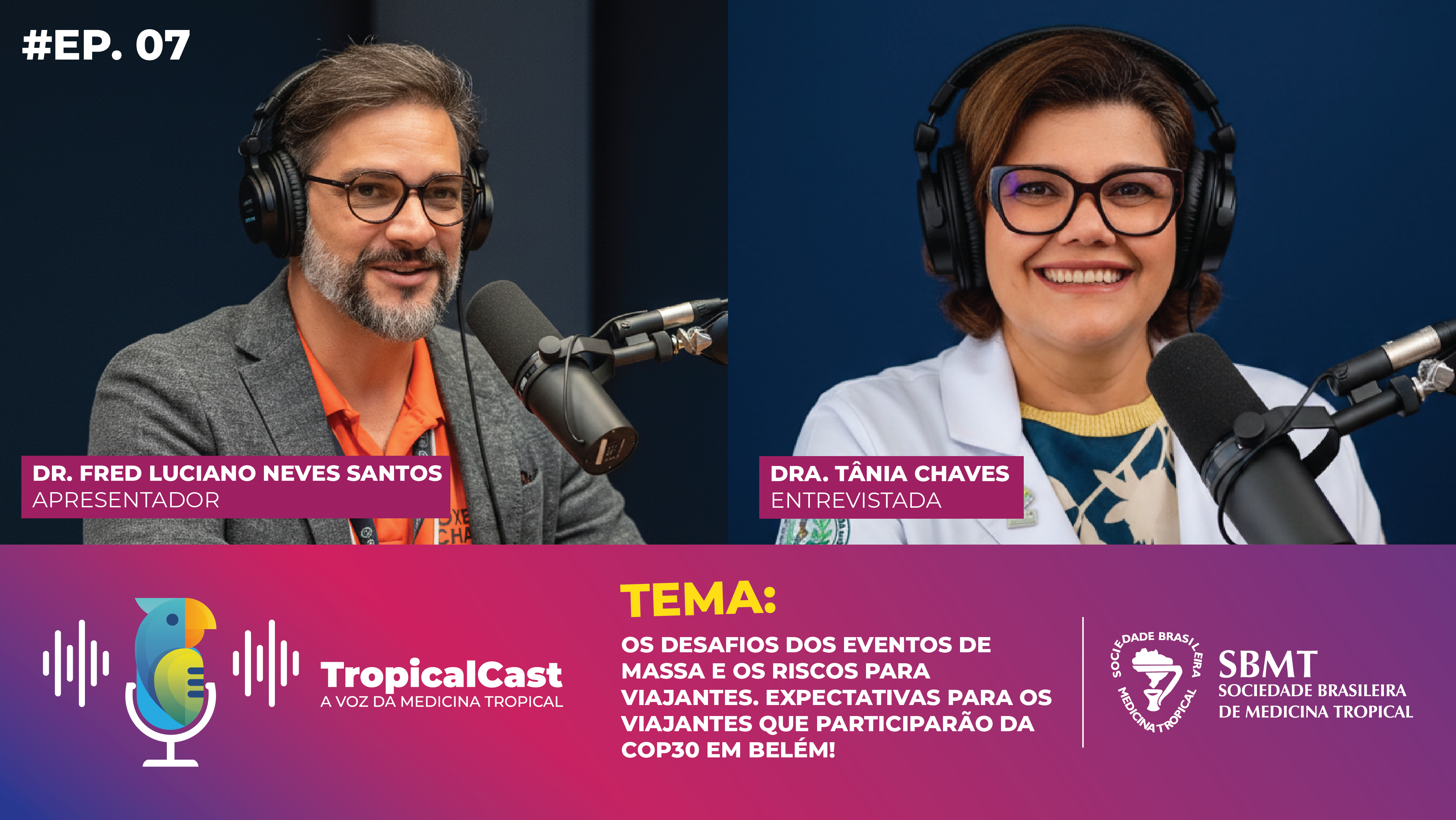 TropicalCast | EP 07 | Os desafios dos eventos de massa e os riscos para viajantes. Expectativas para os viajantes que participarão da COP30 em Belém