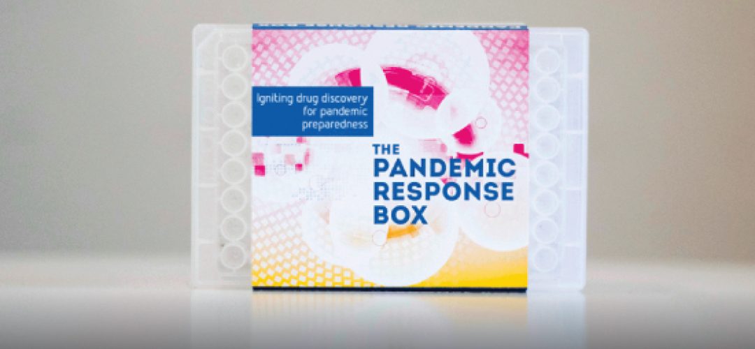 A Pandemic Response Box é uma coleção de compostos antibacterianos, antivirais e antifúngicos estruturalmente diversos, selecionados por especialistas para serem testados contra doenças infecciosas emergentes