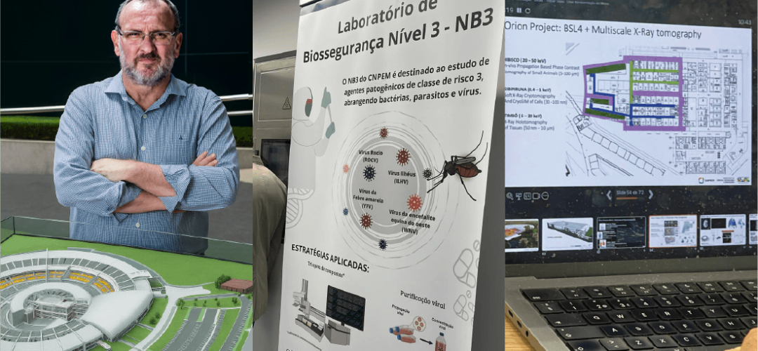Com conclusão prevista para 2026, Orion é o primeiro laboratório NB4 da América Latina, conectado ao Sirius, incluindo laboratórios NB2, NB3, NB4, biotério e áreas de bioimageamento
